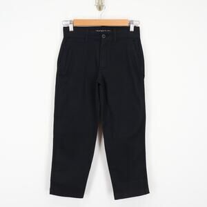 J.Crew Crewcuts Kid's Classic Fit Stretch Chino Pant Black Size 10 NWT